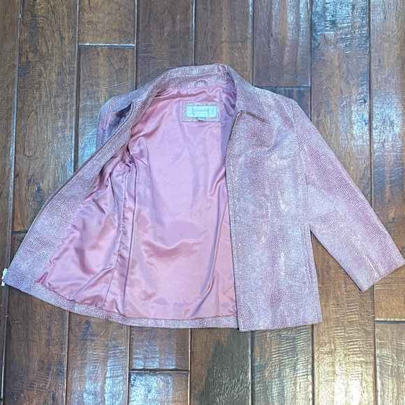 Pink leather jacket - Picture 6 of 6